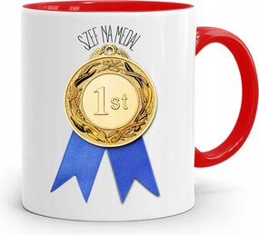 Piros Bögre Főnöknek Éremfőnök Ajándék fényképes nyomattal