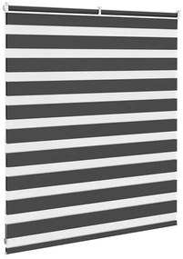 zebrafüggönnyel fekete szövetszélesség 120,9 cm poliészter
