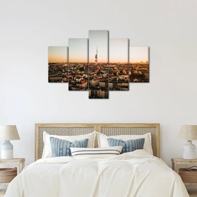 Naplemente Zizkov felett (150x105 cm)