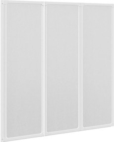 vidaXL ZuhanyFal Kádparaván 141 x 132 cm 3 Panel Összehajtható