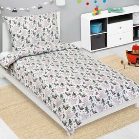 Bellatex Gyermek pamut ágynemét Junior Nyusziszürke, 140 x 200 cm, 70 x 90 cm
