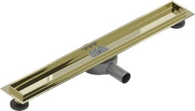 Mexen Flat 360, ereszcsatornatest forgószifonnal 50 cm, arany fényes, 1540050