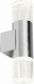 ENDON YG-7501 GRANT Modern Kültéri Fali Lámpa Polírozott Rozsdamentes Acél, Átlátszó LED IP44
