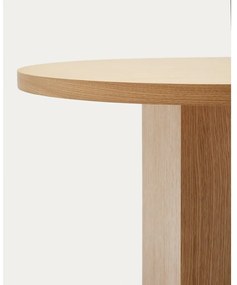 Étkezőasztal tölgyfa dekorral 100x240 cm Nealy – Kave Home
