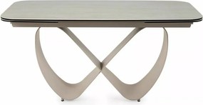 Infinity bővíthető étkezőasztal kerámia bézs/kasmír 160-240 cm