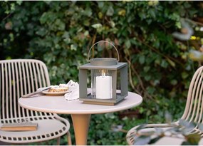 Fém-üveg lámpás (magasság 20,5 cm) Lohals – House Nordic