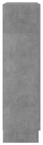 betonszürke szerelt fa könyvszekrény 82,5 x 30,5 x 115 cm