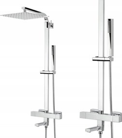 Zuhanyoszlop Kád Zuhany Termosztatikus Csapteleppel