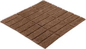 Kleine Wolke Tiles fürdőszoba szőnyeg 60x60 cm négyzet barna 9176342135