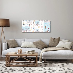 Kép - Boldog telet (120x50 cm)