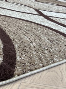 Karizm beige-brown hullámos (Beige) szőnyeg 60x110 cm