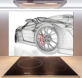 Hátfal panel konyhai Rács autó pksh-135979597