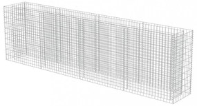 horganyzott acél gabion magaságyás 360 x 50 x 100 cm