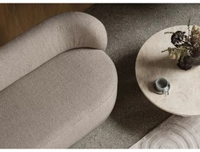 Bézs kő kerek dohányzóasztal ø 75 cm Volos – Blomus