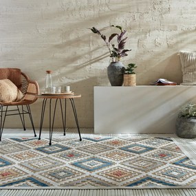 Krémszínű kültéri-beltéri szőnyeg 120x170 cm Zion Natural – Flair Rugs