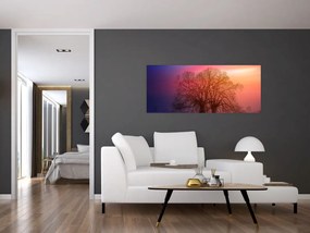 Fák a ködben (120x50 cm)