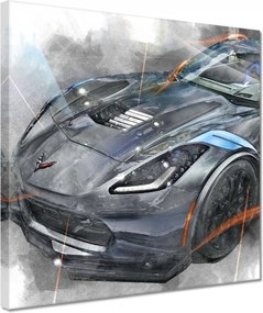 Vászonkép 30x30 Sportautó