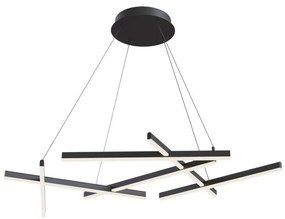 Maytoni MOD016PL-L75B - LED Csillár zsinóron LINE LED/79W/230V fekete