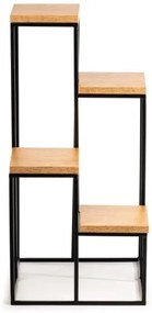 KASKADA virágtartó állvány 70x34 cm fekete/barna