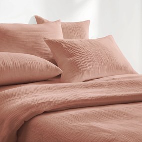 Goldea muszlin ágyneműhuzat – barack színű 150 x 200 és 50 x 60 cm