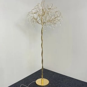 Kristály állólámpa 5xG9/40W/230V arany