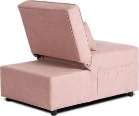 Dönthető, alvófunkciós fotel iberis 67 cm rózsaszín, fotel