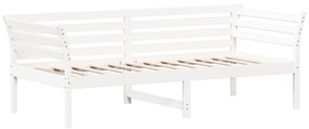 kanapéágy ágy matrac fehér 100x200 cm tömör fa fenyőfa