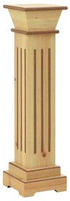 klasszikus faszínű MDF szögletes oszlop virágállvány 17x17x66cm