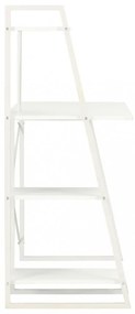 fehér íróasztal polcrendszerrel 102 x 50 x 117 cm