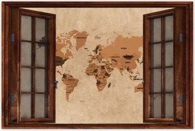 Poszterek 90x60 Lengyel változat Világtérképek