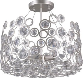 ITALUX PNPL-33064-5-CH-S NARDO Kristály Függesztett Lámpa Pezsgő E14 IP20