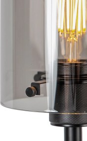 Design állólámpa fekete füstüveggel - Dome