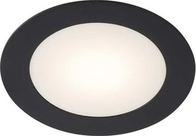 ANTIGO 8058 TOTTORI Fürdőszobai Beépíthető Lámpa Fekete LED IP44