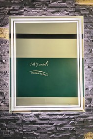 Led tükör 70x90 cm| Érintőképernyős Fürdőszoba, Öltöző, Nappali, Előszoba