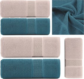 4x Fürdőlepedő szett 2x50x90 2x70x140 Pamut Ajándék Nagymama Napja