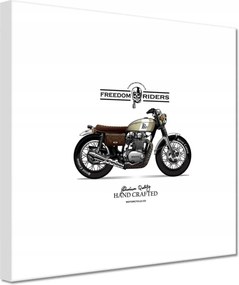 Vászonkép 60x60 Motorkerékpár Antik Vintage