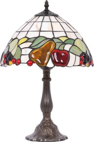 KAJA K-G12550 Fruit Tiffany asztali lámpa többszínű 1×E27 IP20