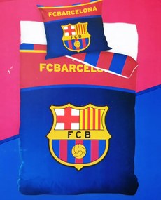 FC Barcelona ágyneműhuzat garnitúra 100% pamut 2 részes 140 x 200 cm