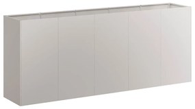 vidaXL ültető rozsdás 200x40x80 cm időjárásálló acélból
