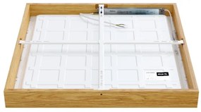 APLED - LED Felületre szerelhető panel QUADRA LED/40W/230V tölgy