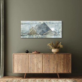 Kép - Piramisok kék szűrőben (120x50 cm)