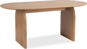 Modern ovális étkezőasztal TINO 190 cm tölgy