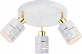 Mennyezeti lámpa Fali lámpa Led csillár 3x E27 lámpatest Loft fehér arany