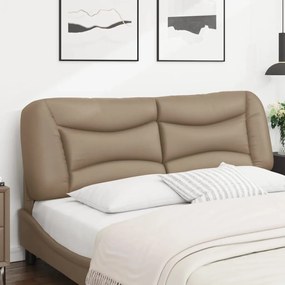 cappuccino színű műbőr fejtámla párna 160 cm