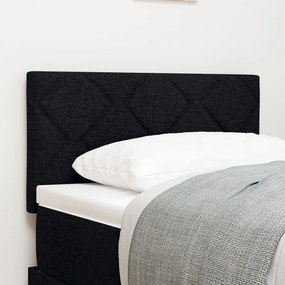 Fejtámla Gyémánt Blokkok Design Fekete 80 cm Szövet