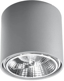 Sollux Lighting Tiube mennyezeti lámpa 1x40 W szürke SL.0696