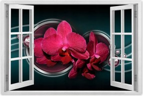 Poszter 60x40 Lila orchidea
