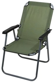 Összecsukható zöld kempingszék