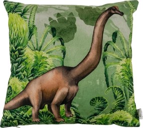 Díszpárna BRACHIOSAURUS 40x40 cm, zöld