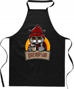 Konyhai Kötény Macska Sapka Ajándék Cica Divatos